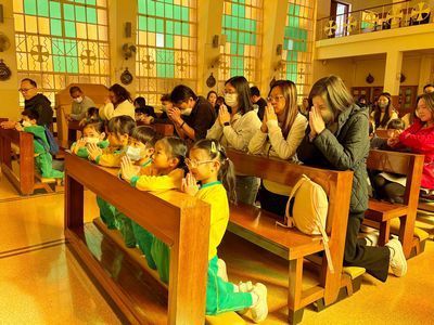 亲子探访圣玛利安老院